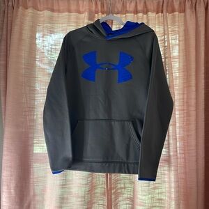 Grey under armor hoodie